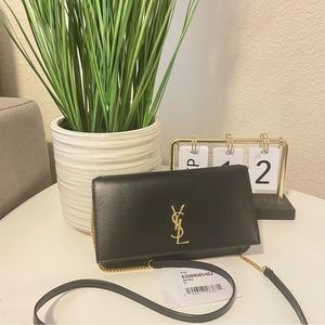 "SOLD" YSL Leather Crossbody Phone Holder
